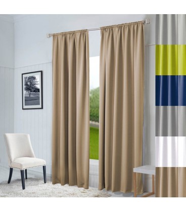Vorhang nach Maß "Oxford",   Höhe: 70 - 260 cm, Breite: 145 cm