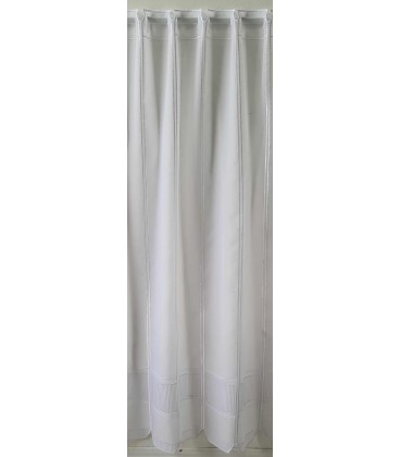 Scheibengardine nach Maß, Design: "Wien", Höhe: 45 cm