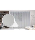 Gardine nach Maß, Design: "Stripe", Automatik-Faltenband (1:2,5), 3er-Falte